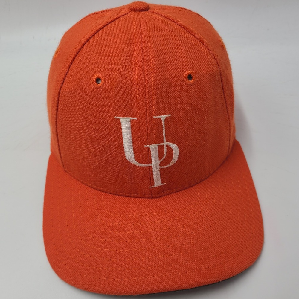 Vintage Pittsburgh Panthers Hat Snapback (Fits Small) Legacy Orange Pitt UP Wool